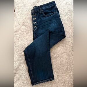 Crop Sky High Skinny Premium Stretch High-Rise Jean